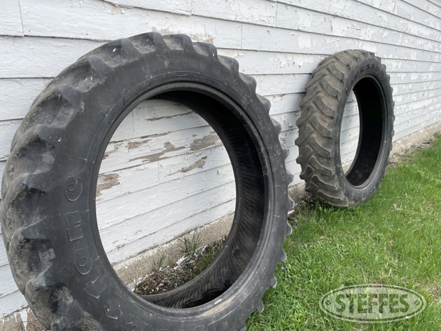(2) 320/85R38 tires